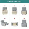 Sandalye kapakları oturma odası için recliner kanepe kapağı elastik uzanma koruması her şey dahil tembel çocuk rahat koltuk kapağı kapak