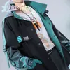 في لعبة الأسهم Genshin Impact Cosplay Xiao Costume Xiao Anime Cos Jacket Daily Trendy Hoodie Carnival Party Party Play for Men J220720