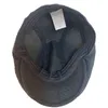 Женщины Gatsby Flat Hat Men Spring Hats Газета Продавца Женские Мужские Черные Айви -Кэпка Мужчины классический стиль Berets NM052 J220722