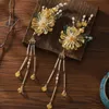 Headpieces Classic Simple Accessories Antique Daisy Edge Clip Tassels Retro Hairpin Bridal Hair Accessoriesheadpieces