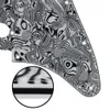 11 agujeros SSS Guitar Pickguard Scratch Plate Zebra Stripe 4Ply con tornillos para piezas de guitarra eléctrica