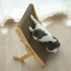 قطة خشبية خدش مكشفية قابلة للفصل سرير صالة 3 في 1 خدش وظيفة لتدريب القطط طحن ألعاب Cat Scratch Board 220504