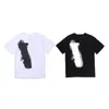 T-shirt da uomo in serpente bianco t-shirt di design famoso Big V Pantaloncini hip-hop di alta qualità T-shirt casual allentata T-shirt in puro cotone 100% per uomo e donna