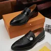 A1 22ss Italian Genuine Leather Shoes Men Loafers Casual Dress Shoes Luxury Brands Soft Man Moccasins Comfy Slip On Flats Boat Shoes Big Size 38-45 Wedding