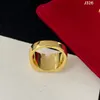 Винтажная парная буква кольца Ring