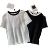 SS hurtownia klasyczna moda wysokiej jakości dzianinowe damskie koszulki polo koszulka z rękawami wygodna i oddychająca letnia ulica plaża Casual damska koszulka rozmiar azjatycki S-XL