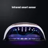 UV Led Nail Lamp Dryer Gel Light for Nails Fast Drying Polish Curing Lamp Professional with 4 Timer Smart Sensor and LCD Display235W