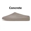 Страх перед богами скользящие дизайнерские тапочки скользит сандалии роскоши калифорнийского цементного миндального бетонного кремо