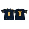 Hommes Retro 16 Jared Goff 8 Aaron Rodgers 10 Marshawn Lynch California Golden Bear College Football Stiched Jerseys Taille