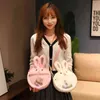 Cartoon Bunny Cuddle gevulde schattige konijnen rugzak mooie snoep pluche crossbody tassen zoet cadeau voor meisjes kinderen J220704