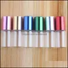 Packing Bottles Office School Business Industrial 5Ml 10Ml Clear Glass Essential Oil Per Stainless Steel Ball Roll On Travel Size Portable