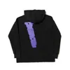 Heren Big V Hoodie Fashion Vlones Sweatshirts Men Dames Hoodies Kwaliteit Kap Kruine kleding Blue Oranje Purple Streetwear Hooded Sweatshirt Asianuy32