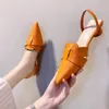 ¡Novedad de 2020! Sandalias de tacón para mujer, zapatos de tacón informales a la moda para verano, Sandalias de tacón antideslizantes para fiesta # SJPAE-336