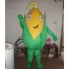 Festival Jurk Tasty Sweet Corn Mascot Costume Halloween Kerst Fancy Draai Advertenties Advertenties Kleding Carnaval Unisex volwassenen Outfit