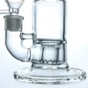 Nueva pequeña función increíble bong pipa de agua de vidrio pipa de agua pipa de fumar con 1 perc 14 mm junta hembra GB-331