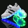 Athletic Outdoor Children LED LED BUTS Modne Dziewczyny Sneakers