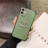 Luxury Designer Phone Cases For IPhone 12 13 Pro Max Women Cellphone Cover 11 XR X XS 7 8 Plus Diamond Phone Case Green White High Quality