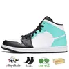 2024 Athletic Outdoor Sport Basketball Shoes 2022 Women Mens Jumpman 1 Chicago Reimagined Visionaire Bred Text 1s University Blue Green Python