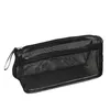 Pen Bag Zipper Mesh Bags Clear Pencil Case Organizer Cosmetics Makeup Travel Accessories
