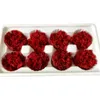 Decorative Flowers & Wreaths 8Pcs Vived Preserved Flower Head Carnation Dried Mothers Day Gift Box For Mother Office Desktop Decor