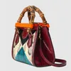 2022 Luxury Designer Shopping Bag Diana Bamboo Top Quality äkta läderväska Kvinnor Män Tote Crossbody Fashion Shopping BAG WALL270E