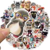 Su geçirmez Sticker 50 adet Komik Hayvan Çıkartmaları Dizüstü Telefon Kılıfı Için Bagaj Kaykay Araba Motosiklet Hayvan Giyen Gözlük Çocuklar Vinil Çıkartmaları Oyuncak Araba Çıkartmaları