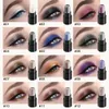 12 farben Lidschatten Bleistift Set Wasserdicht Langlebige Glitter Schimmer Lidschatten Stift Highlighter Stick Augen Make-Up-Tools