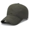 Casquette de Baseball pour hommes, Camouflage vert armée, en coton solide, réglable, chapeau de soleil, Sports de plein air, chapeau tactique pour papa