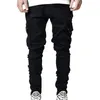 Mode skinny jeans män casual pocket penna byxor kläder jogger denim ropa hombre 220328
