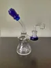 Bong per acqua in vetro da 7,5 pollici Base per beaker Dab Rigs Narghilè Fumo Tubi per acqua in vetro Rig petroliferi con banger da 14 mm