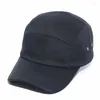 Berets Mens Baseball Cap Five Pane Hip Hop Spring Summer Dancer Caps Hats 100 ٪