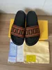 2022 Designer sandalen mannen vrouw sandaal Zwart Wit Hars pure Oker patroon bot slippers foam heren dames glijbaan slipper dia's slider EVA