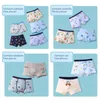 도매 5 PCS Cotton Boy 속옷 소프트 만화 반바지 반바지 반바지 반바지 팬티 유아 어린이 십대를위한 유아용 요약 2-15 년