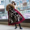 Women's Fur & Faux Winter Parka Femme Real Liner Detachable Mid-length Haining CoatWomen's Women'sWomen's