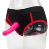 Erótico lésbica strapon vibrador vibrador brinquedos sexuais para mulher calcinha cinta no chicote briefs anal plug pau adulto loja 220330