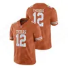 Maillot de football CeoTexas Longhorns Keondre Coburn Sam Ehlinger Devin Duvernay Joseph Ossai Keaontay Ingram Roschon Johnson Jake Smith Malcolm