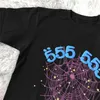 2022 Foam Printing Sp5der 555555 Angel T-shirt Men Women High Quality Spider Web Graphic Tee Hip Hop Tops Short Sleevet220721 CQBK