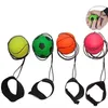 Palline palla di gomma spugna 288 pezzi baseball Lancio rimbalzante Bambini Divertente Reazione Elastica Allenamento Fascia da polso Gioco con la palla Giocattolo per bambini F0623