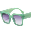 Винтажные негабаритные квадратные солнцезащитные очки женщины Мужские дизайнер бренд рис.