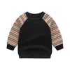 Chłopcy Sweter Dziecięcy Moda Spring Autumn Hoodie Kids Casual Tops Ubrania dziecięce dla chłopców