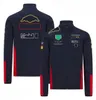 F1 team uniforms new racing driver tops men's plus size zipper racing sweater can be customized