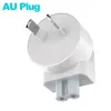 Caricabatterie da 12 W 10 W Adattatore di alimentazione a testa d'anatra CA da parete Convertitore elettrico staccabile EU UK AU US Plug per Apple iPad Caricabatterie USB per iPhone MacBook