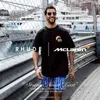 Designer Luxury Brand Rhude T-shirt de haute qualité Niche Formule McLaren F1 Classic Sunset Print Crew Necl