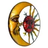 Декоративные предметы фигурки металлическая солнечная луна звезда орнамент Стенная стена Висо
