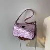 The new chain small square bag 2023 mirror laser underarm is simple and sling one shoulder oblique span women's clearance sale