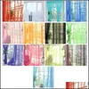 Perde Pencere Tedavileri Ev Tekstil Bahçe Düz Renk Çizgisi String Seri Odası Yatak Odası Kurak Panel Tle Modern Windo