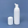 30ml PET white foaming cleanser bottle travel size foam dispenser pump soap bottles 30ml with pink white rose gold foamer pump