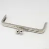 Tasonderdelen accessoires 15,5 cm 6,5 cm met 16 mm grote bal zilveren kleur portemonnee frame handgreep hanger metalen oembag