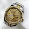 2023 Mens Watch 2813 حركة ميكانيكية تلقائية مع صندوق 41 مم/36 مم 904L Starp Starp Luminous Luminous Glass Waterproofwatches تقويم/تاريخ الأزرق