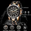 Armbandsur Relogio Masculino Modeklocka Herr LIGE Toppmärke Sportklockor Herr Vattentät Quartz Clock Man Casual Militär ArmbandsurWri